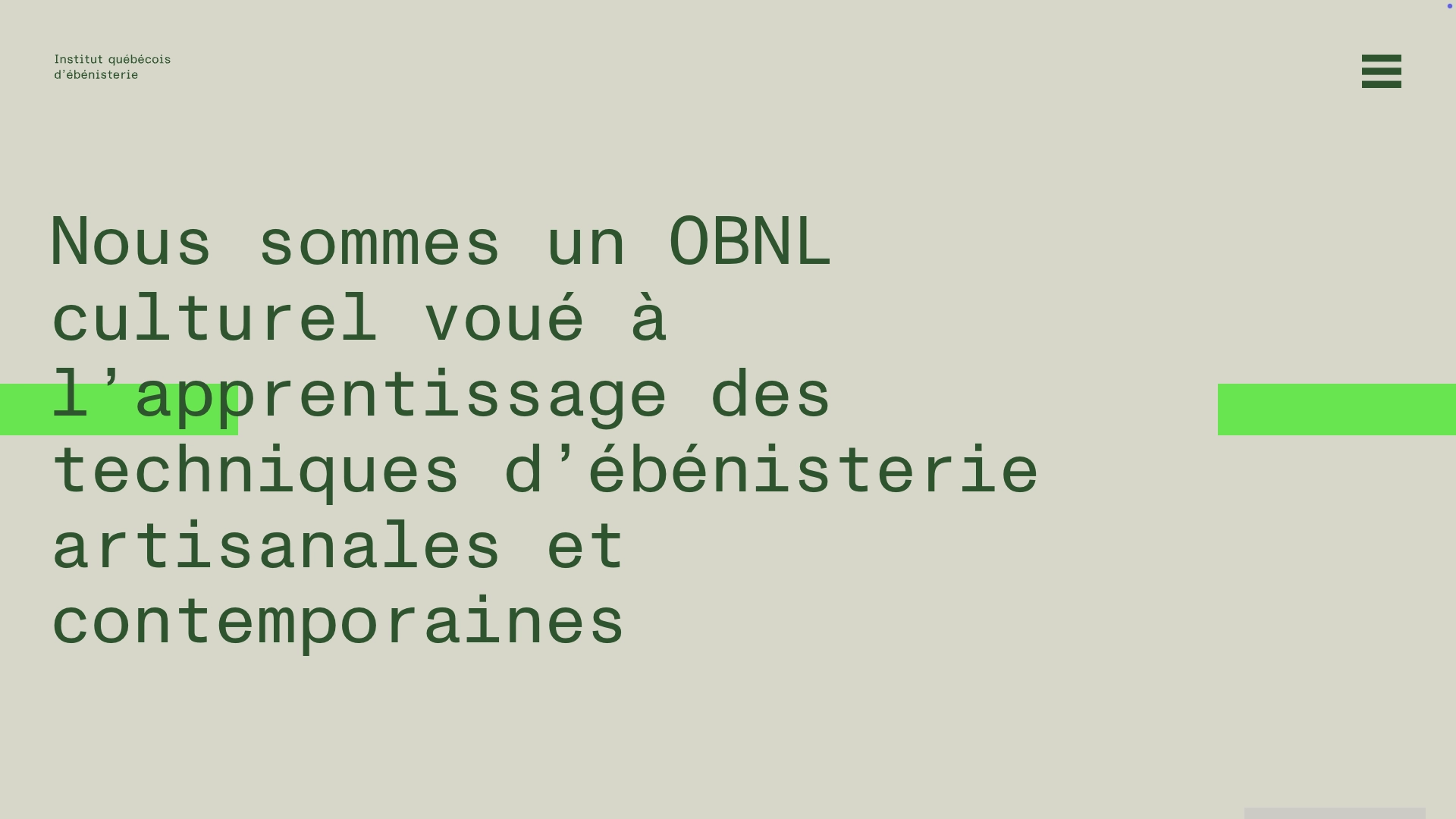 Institut Québécois d'Ébénisterie